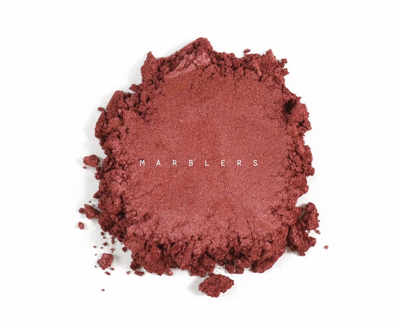 MARBLERS Red Mica Powder [Deep Red] 3oz (85g) | Cosmetic Grade | Epoxy Resin Pigment | Dye | Non-Toxic, Vegan, Cruelty-Free | Lip Gloss, Nails, Body Butter | Bath Bomb, Candle & Soap Making - Image 2